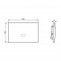 Armitage Shanks Septa Pro E2 Electronic (Infrared) Metal Dual Flushplate - Chrome
