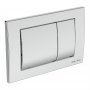 Armitage Shanks Septa Pro M1 Mechanical Metal Dual Flushplate - Chrome