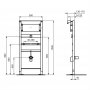 Ideal Standard Prosys Urinal Frame