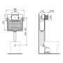 Ideal Standard Prosys 120mm Concealed Mechanical Cistern