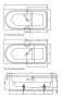 Bette Ocean Rectangular Bath 170 x 80cm (Overflow Rear)