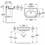 Roca Meridian-N 600mm Basin