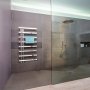 Bisque Alban Electric Left Hand Chrome 1450 x 500mm Towel Warmer