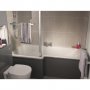 Ideal Standard Concept Space 150cm Square Shower Bath - Left Hand