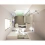 Ideal Standard Concept Space Idealform 170cm Left hand Square Shower Bath
