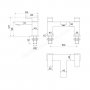 Essential Hadley Deck Mounted Bath Filler - Stock Clearance