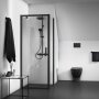 Ideal Standard Tesi Silk Black Back-to-Wall WC with Aquablade