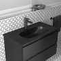 Ideal Standard Tesi Silk Black 80cm 2 Drawer Vanity Unit