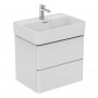 Ideal Standard Strada II 600mm Wall Hung White Gloss Washbasin Unit with 2 Drawers