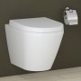 Vitra Integra Compact Rimless Wall Hung WC with Hidden Fixings