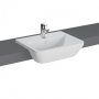 Vitra Integra Semi Recessed 550mm Basin with Overflow