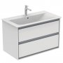 Ideal Standard Connect Air 800mm Vanity Unit (Gloss White with Matt Grey Interior)