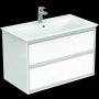 Ideal Standard Connect Air 800mm Vanity Unit (Gloss White with Matt Grey Interior)