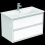 Ideal Standard Connect Air 800mm Vanity Unit (Gloss Grey with Matt White Interior)