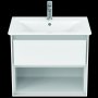 Ideal Standard Connect Air 600mm 2 Drawer Vanity Unit (Gloss White with Matt Grey Interior)