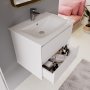 Ideal Standard Connect Air 600mm 2 Drawer Vanity Unit (Gloss White with Matt Grey Interior)