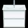 Ideal Standard Connect Air 600mm 2 Drawer Vanity Unit (Gloss Grey with Matt White Interior)