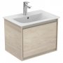 Ideal Standard Connect Air 500mm Vanity Unit (Light Brown Wood with Matt Light Brown Interior)