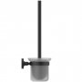 Ideal Standard IOM Wall Mounted Silk Black Toilet Brush & Holder