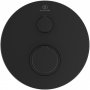 Ideal Standard Ceratherm T100 Built-In Round Thermostatic 1 Outlet Silk Black Shower Mixer
