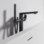 Ideal Standard Tonic II Single Lever Silk Black Freestanding Bath Shower Mixer