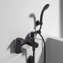 Ideal Standard Cerafine O Dual Control Silk Black Bath Shower Mixer with Set