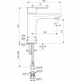 Ideal Standard Cerafine O Single Lever Silk Black Basin Mixer without Waste