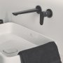 Ideal Standard Cerafine O Silk Black Wall Mounted Basin Mixer