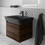 Ideal Standard Connect Air 60cm Silk Black Cube Basin