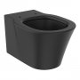 Ideal Standard Connect Air Aquablade Silk Black Wall Mounted WC