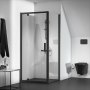 Ideal Standard Connect Air Aquablade Silk Black Wall Mounted WC