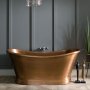 BC Designs 1700mm Antique Copper Boat Bath