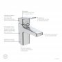 Ideal Standard Ceraplan Single Lever Basin Mixer