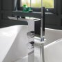 Vado Omika Floorstanding Bath Shower Mixer with Shower Kit - Chrome