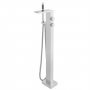 Vado Omika Floorstanding Bath Shower Mixer with Shower Kit - Chrome