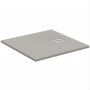 Ideal Standard Grey Concrete Ultraflat S 900mm Square Shower Tray