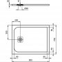 Ideal Standard Pure White Ultraflat S 900 x 700mm Rectangular Shower Tray