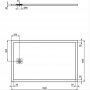 Ideal Standard Sand Ultraflat S 1600 x 1000mm Rectangular Shower Tray