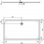 Ideal Standard Sand Ultraflat S 1800 x 1000mm Rectangular Shower Tray