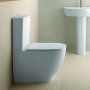 RAK Moon Close Coupled Fully Back To Wall Rimless WC