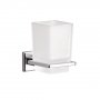 Origins Living Colorado Glass Tumbler Holder - Chrome