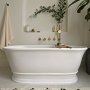 BC Designs Traditional Silk Matt White Bampton Bath