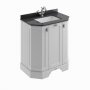 BC Designs Victrion 750mm Earl's Grey 3 Door Angled Basin Unit