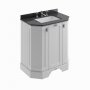 BC Designs Victrion 750mm Earl's Grey 3 Door Angled Basin Unit