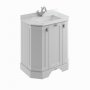 BC Designs Victrion 750mm Earl's Grey 3 Door Angled Basin Unit