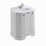 BC Designs Victrion 750mm Earl's Grey 3 Door Angled Basin Unit