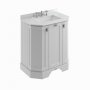 BC Designs Victrion 750mm Earl's Grey 3 Door Angled Basin Unit