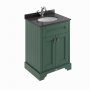 BC Designs Victrion 600mm Forest Green 2 Door Basin Unit