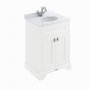 BC Designs Victrion 600mm Nimbus White 2 Door Basin Unit