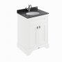 BC Designs Victrion 600mm Nimbus White 2 Door Basin Unit